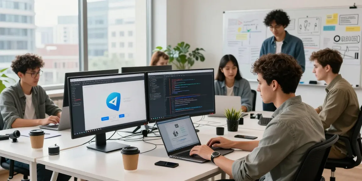 Download Telegram and enhance productivity with collaborative workspace featuring coding and tech discussions.