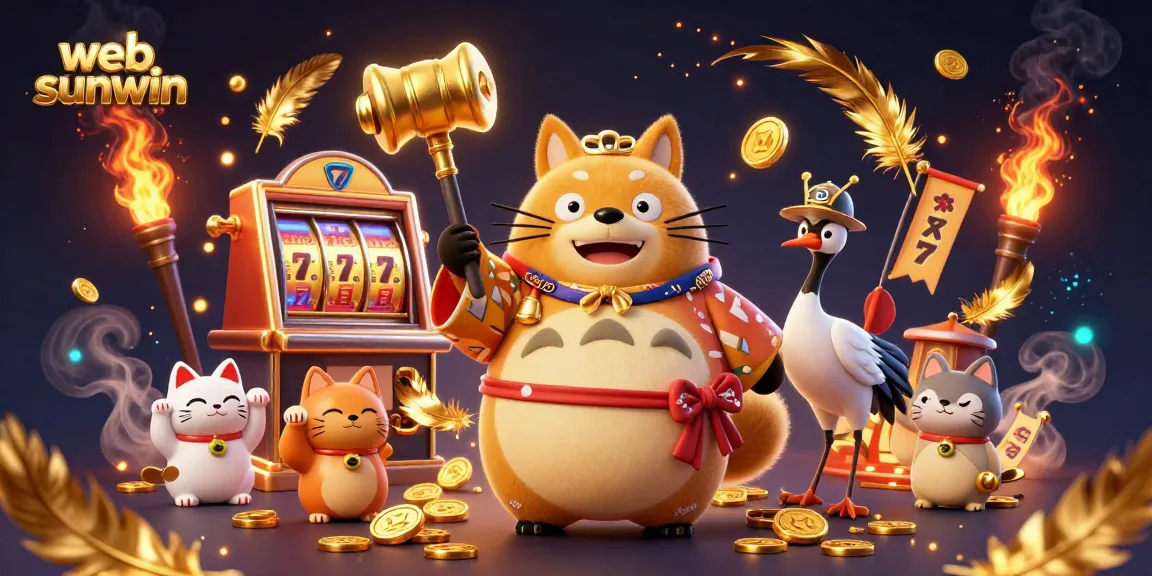Engage with the immersive web sunwin experience in this dynamic casino illustration.